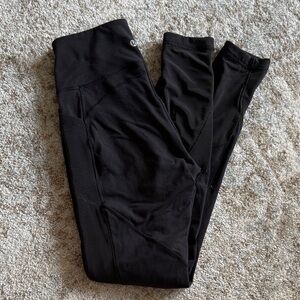 Lululemon Black Perforated Leggings